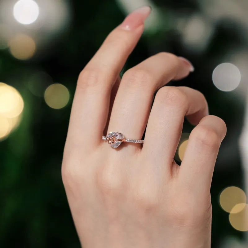Heart Bow Ring